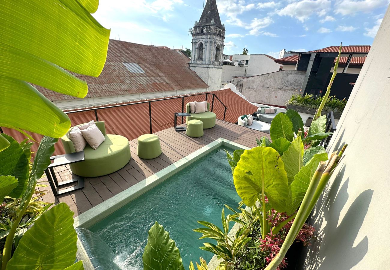 Estudio en Ciudad de Panamá - Estudio de diseño con piscina, rooftop y patio colonial Mari2