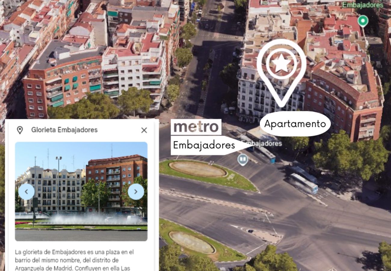 Apartamento en Madrid - Apartamento diseño Glorieta Embajadores (Gl 5I)