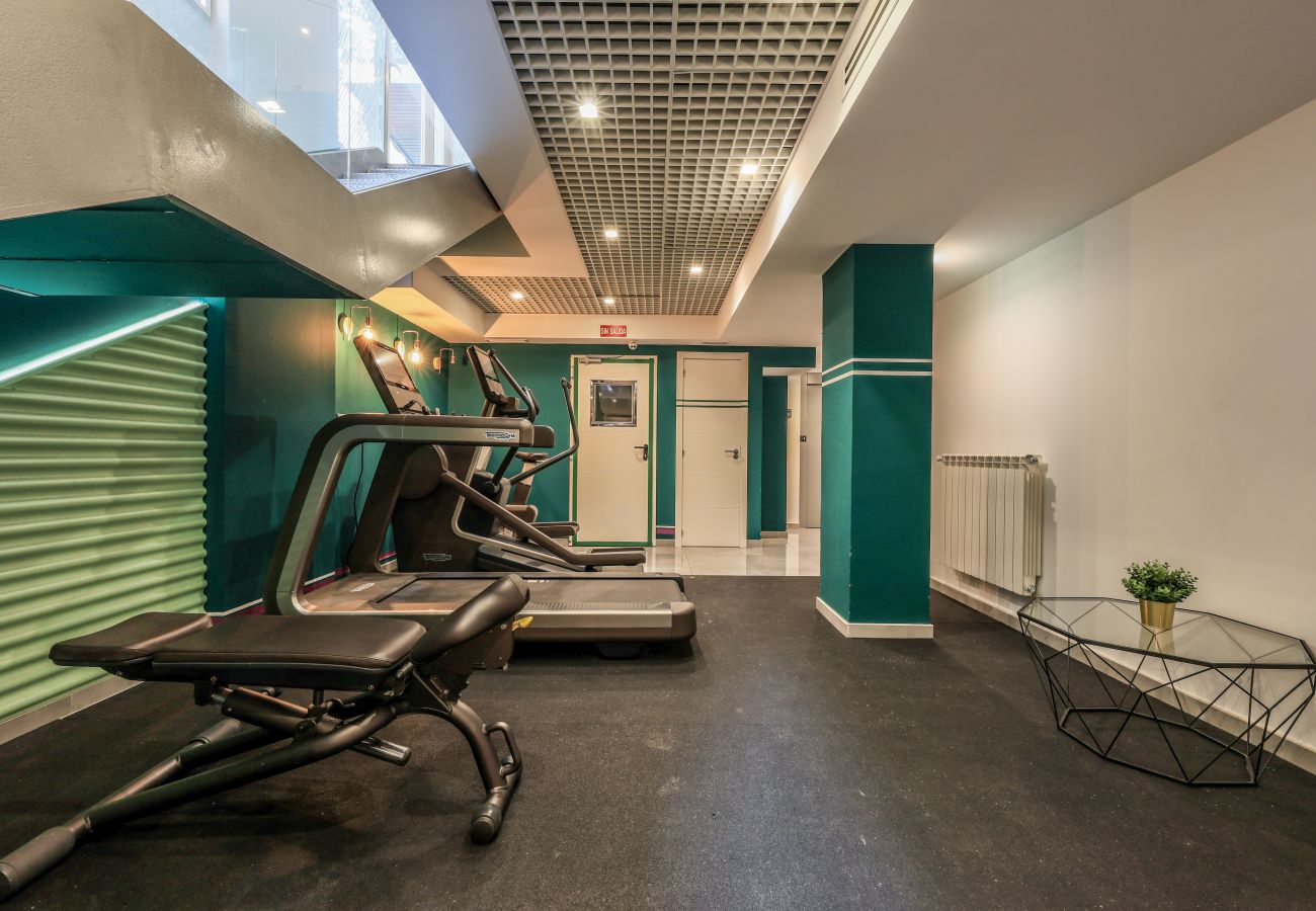 Rent by room in Madrid - Blasco de Garay, double room with gym 111 