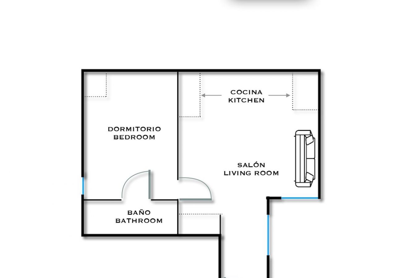 Apartment in Madrid - Loft  in the center GRAN VIA SB5 