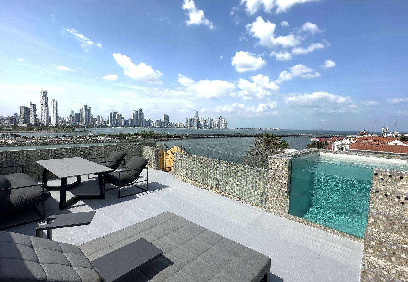 Apartment in Ciudad de Panamá - Penthouse deluxe, 360º views and glass pool
