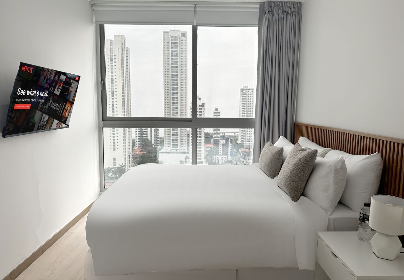 Apartment in Ciudad de Panamá - Three-bedroom apartment with ocean views, pool, gym C20C 