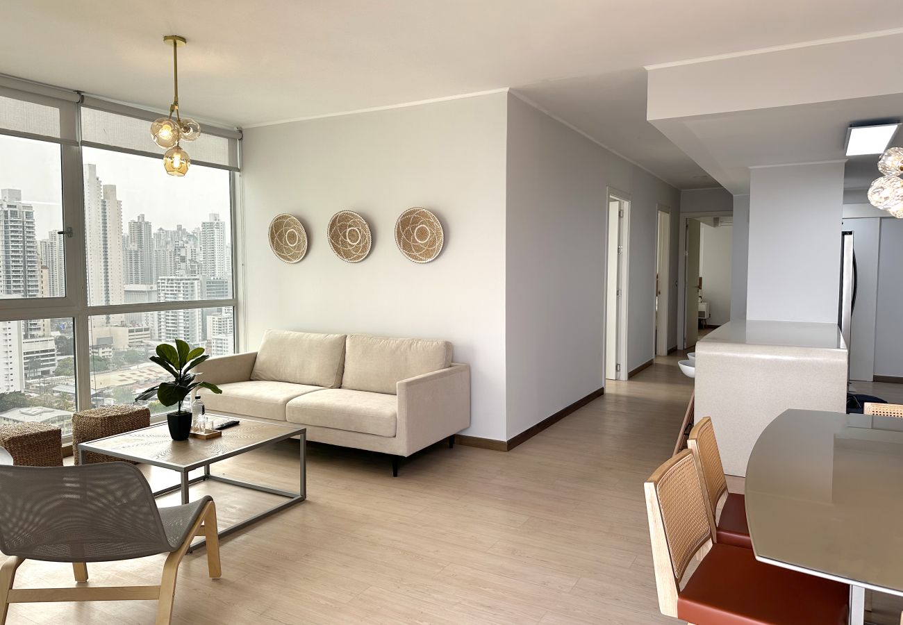 Apartment in Ciudad de Panamá - Three-bedroom apartment with ocean views, pool, gym C20C 